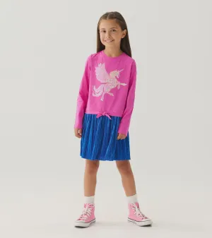 Sequin Pegusus  Unicorn Skirt Dress