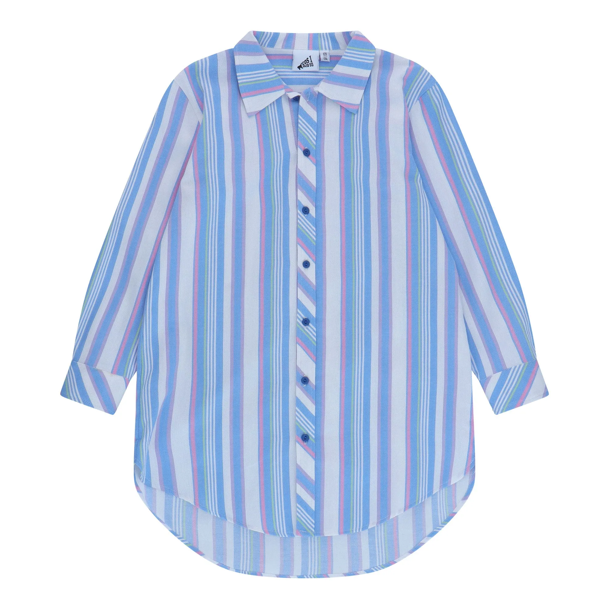 SHIRT DRESS Striped