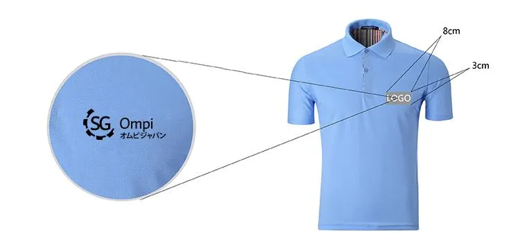 Short-Sleeved Polo Shirt With Striped Pattern