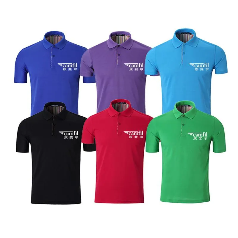 Short-Sleeved Polo Shirt With Striped Pattern