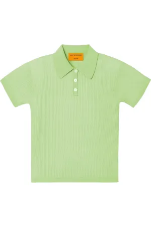 Shrunken Polo In Cashmere | Mint