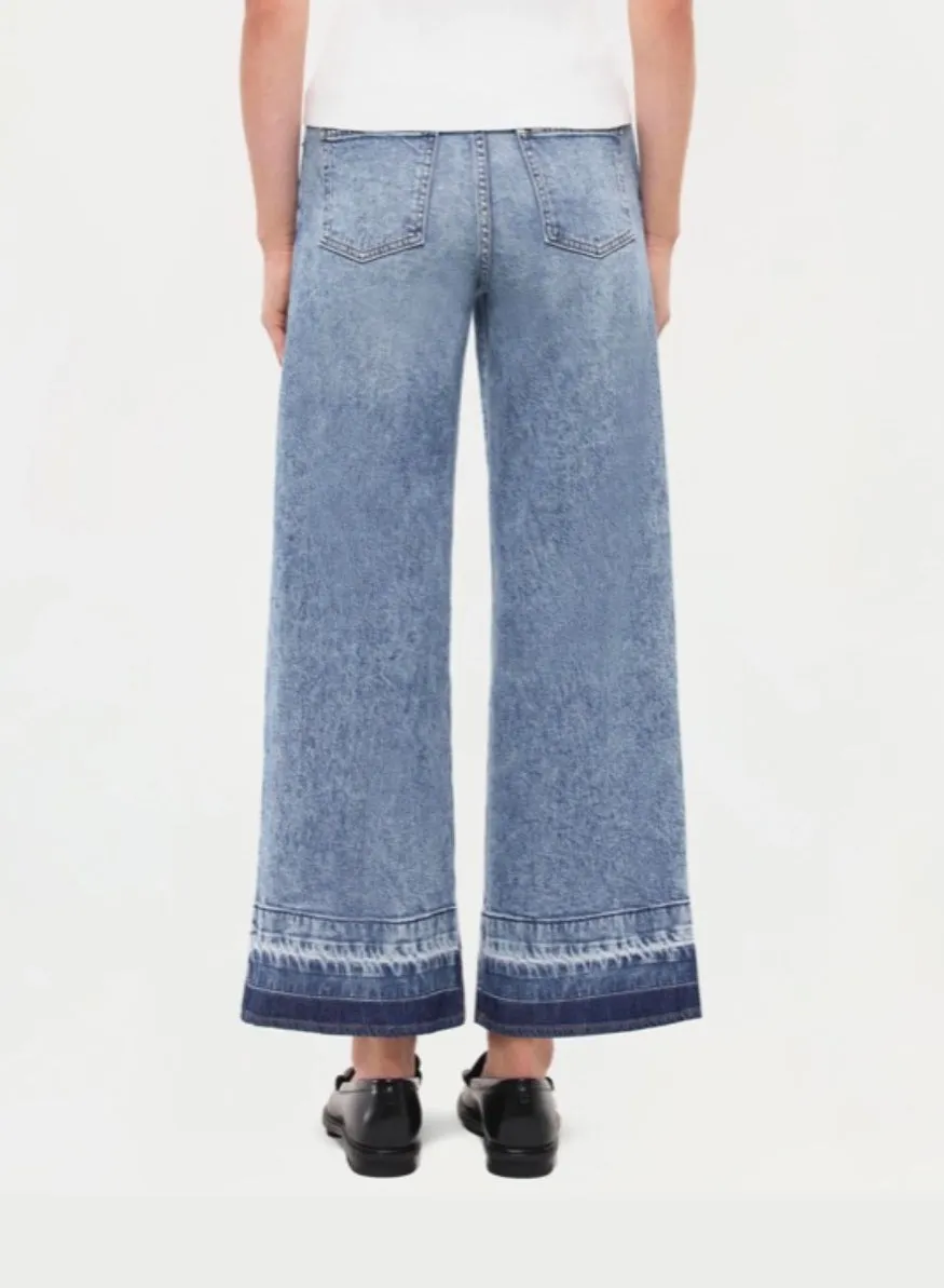SIMKHAI | Jude High Rise Crop Wide Leg Pant