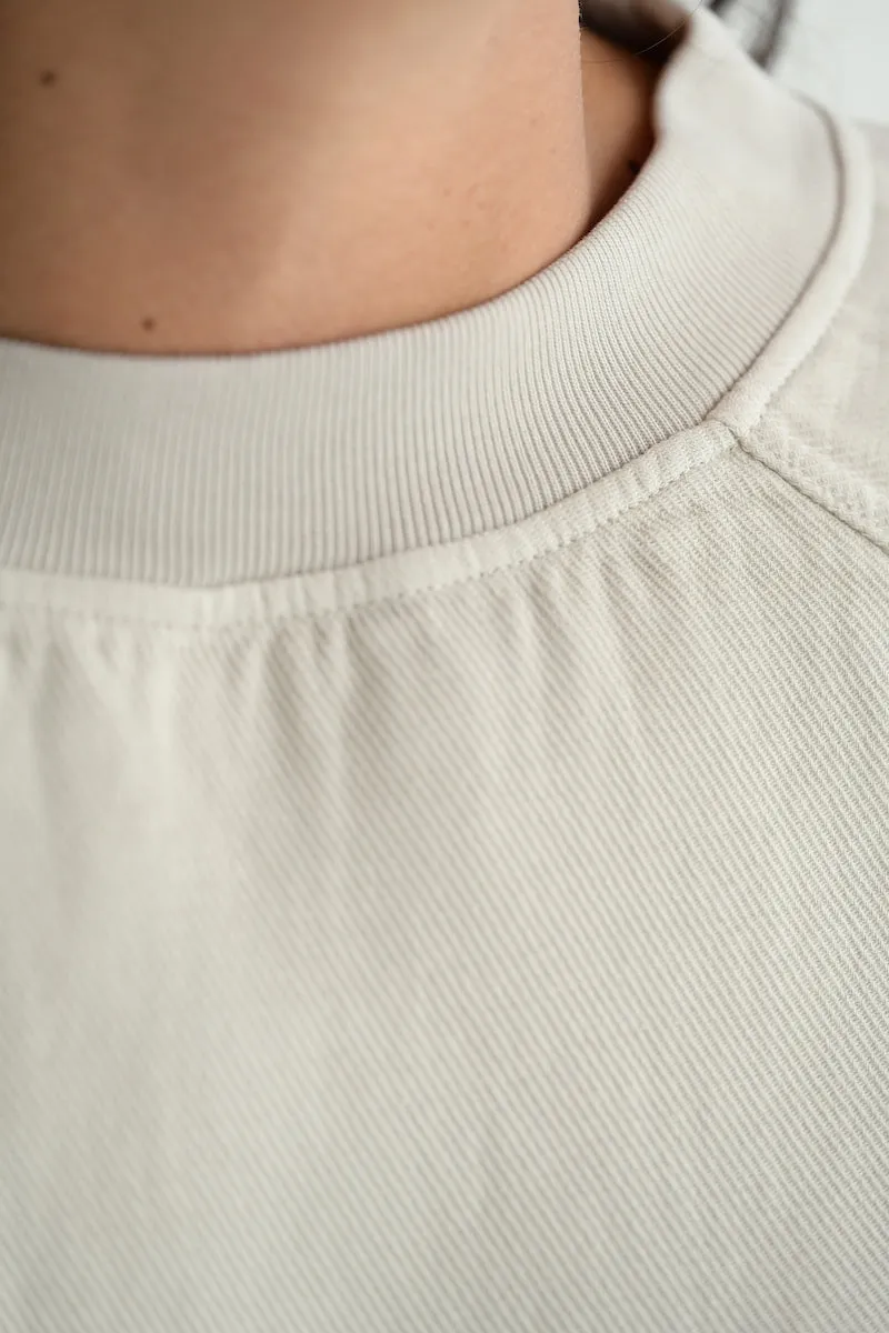 Simone Top in Concrete