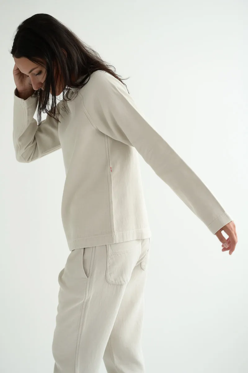 Simone Top in Concrete