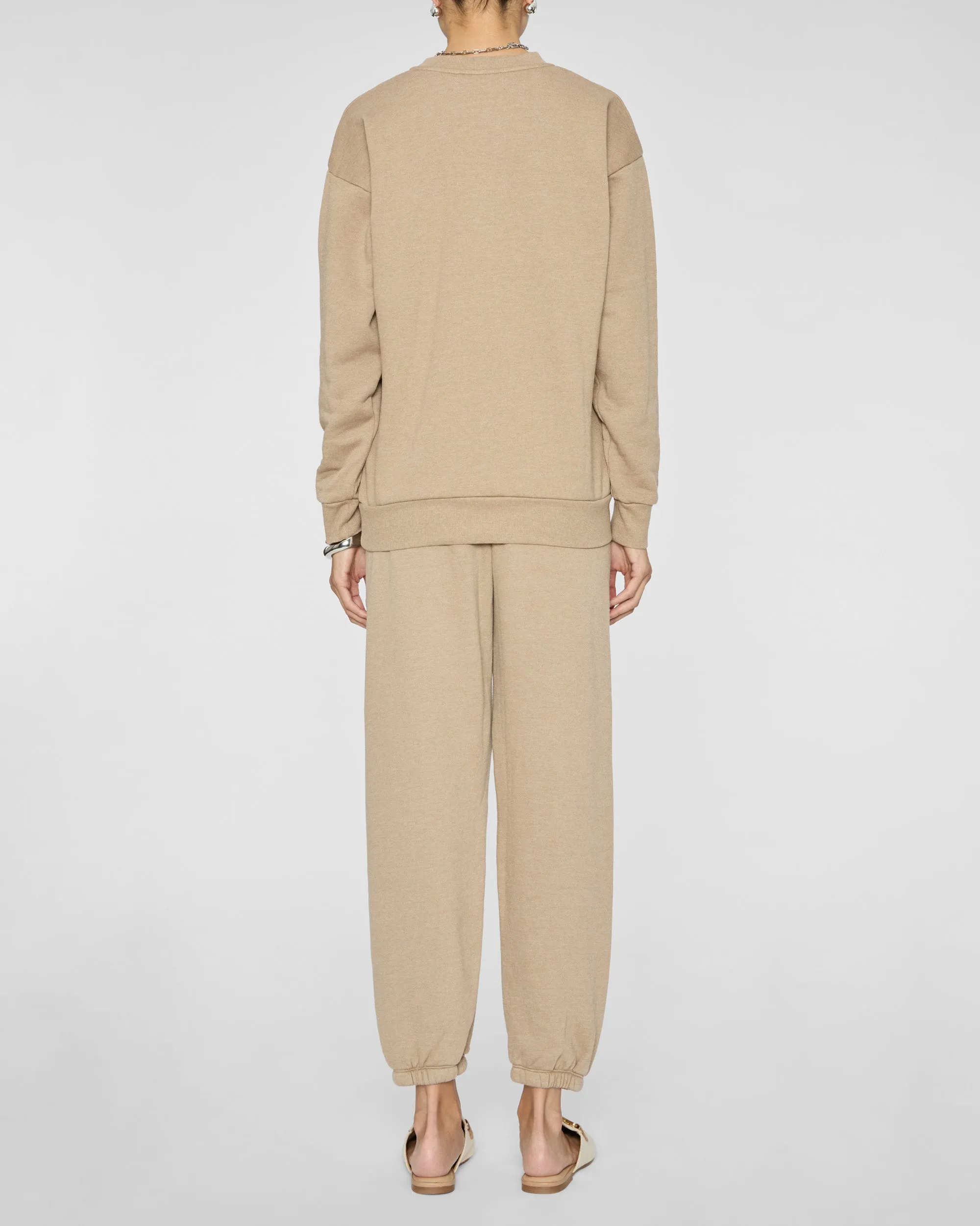 Small Logo Sweatshirt in Latte