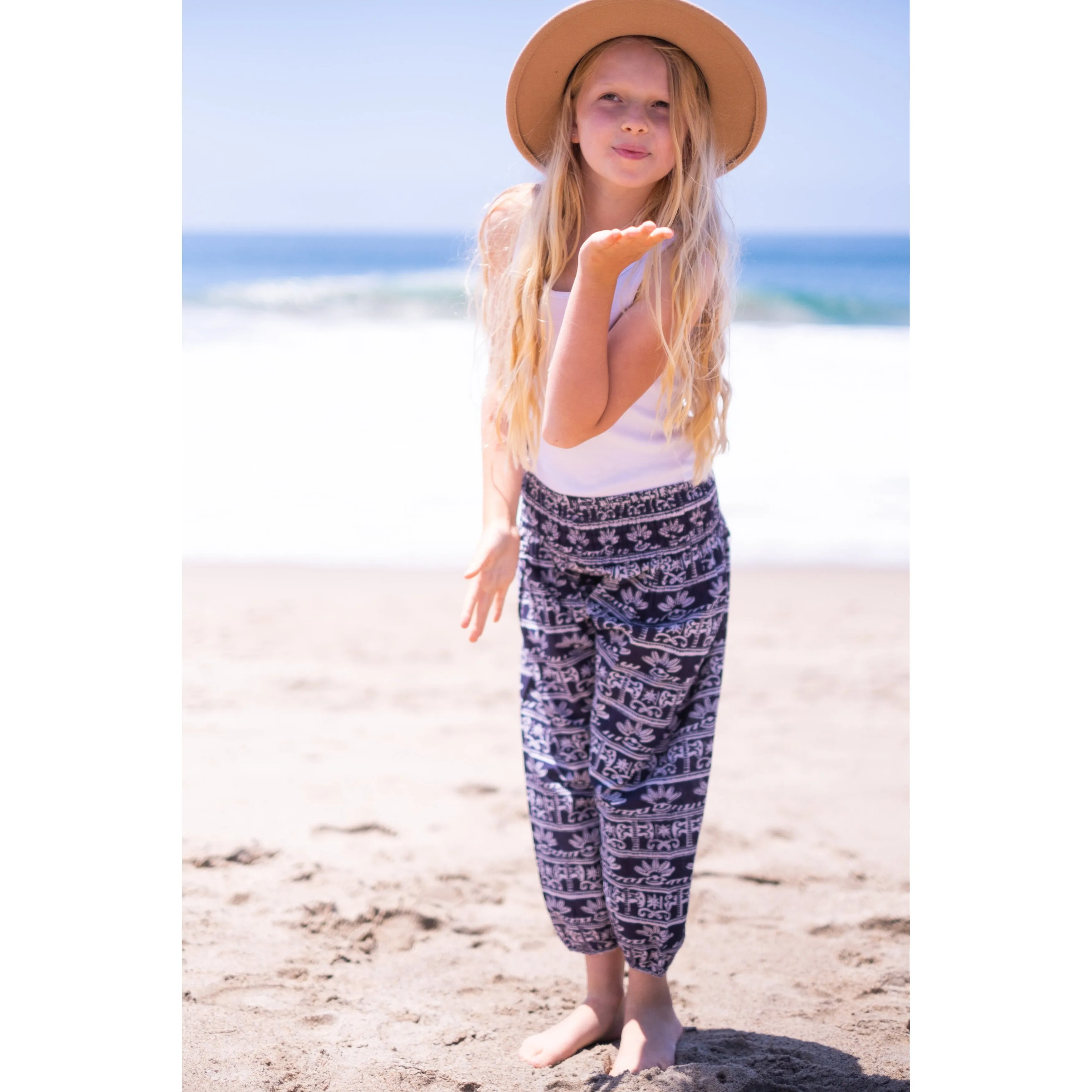 Smocked pant