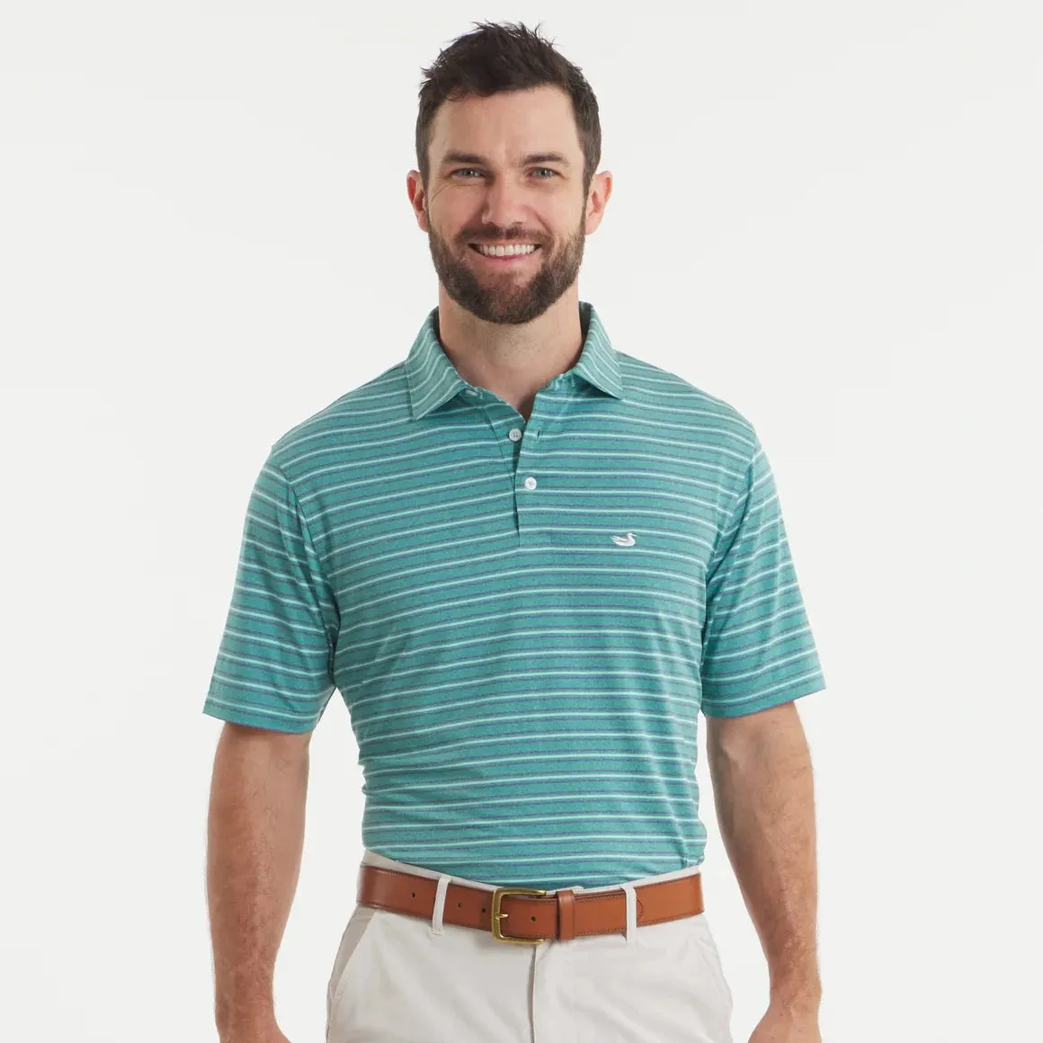 Southern Marsh Maybourne Featherlight Stripe Polo