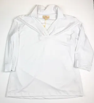 Sport Haley White V Neck Polo