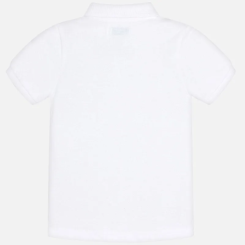 SS19 Mayoral Boys White Polo Top 150