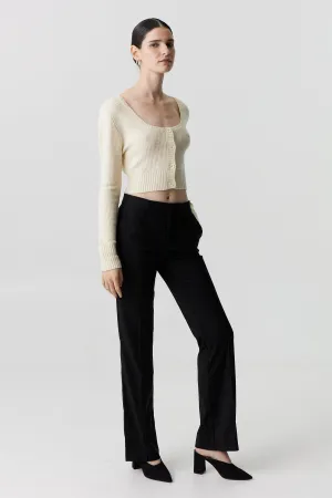 STREAMLINE TAILORED TROUSER | BLACK | FINAL SALE