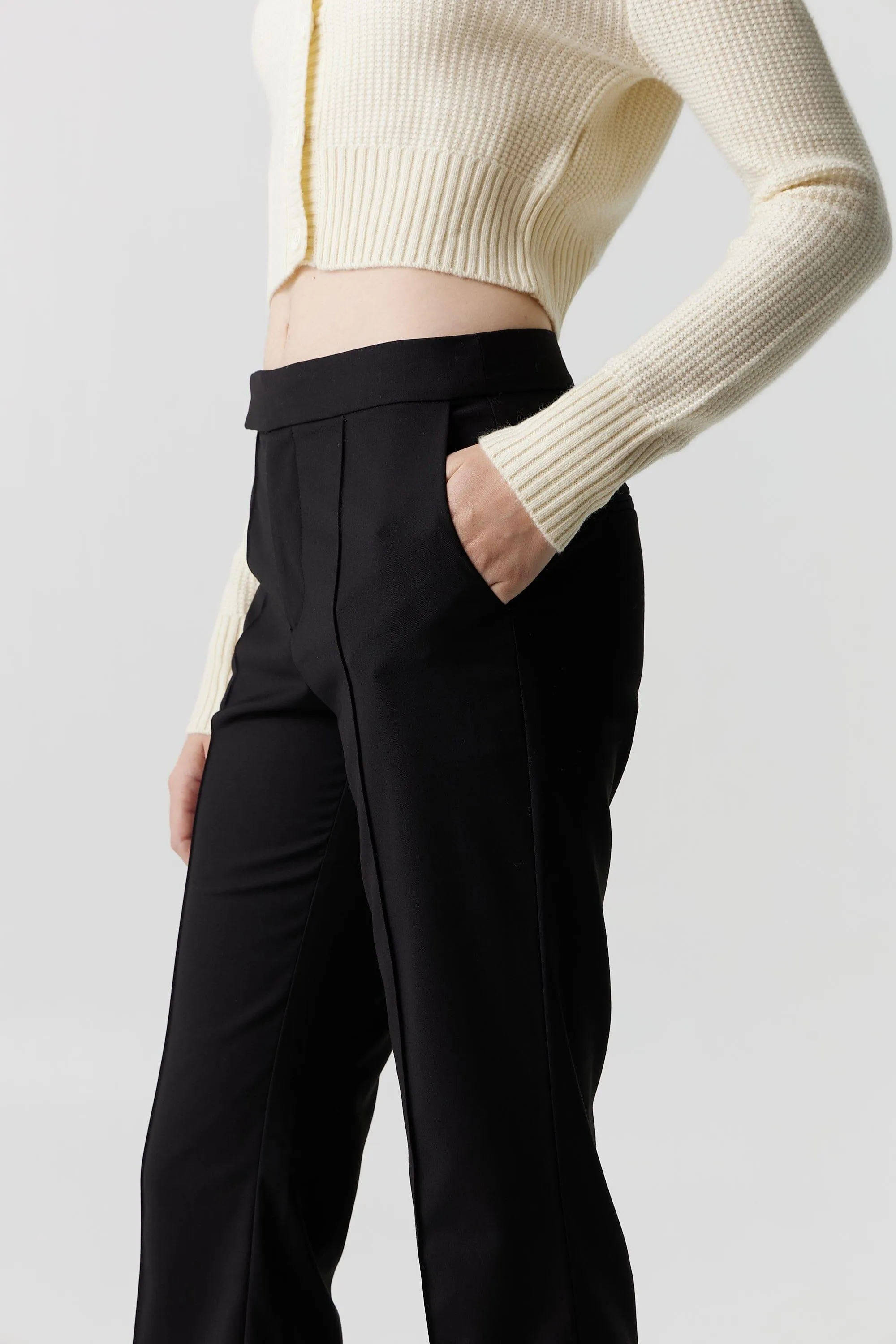 STREAMLINE TAILORED TROUSER | BLACK | FINAL SALE