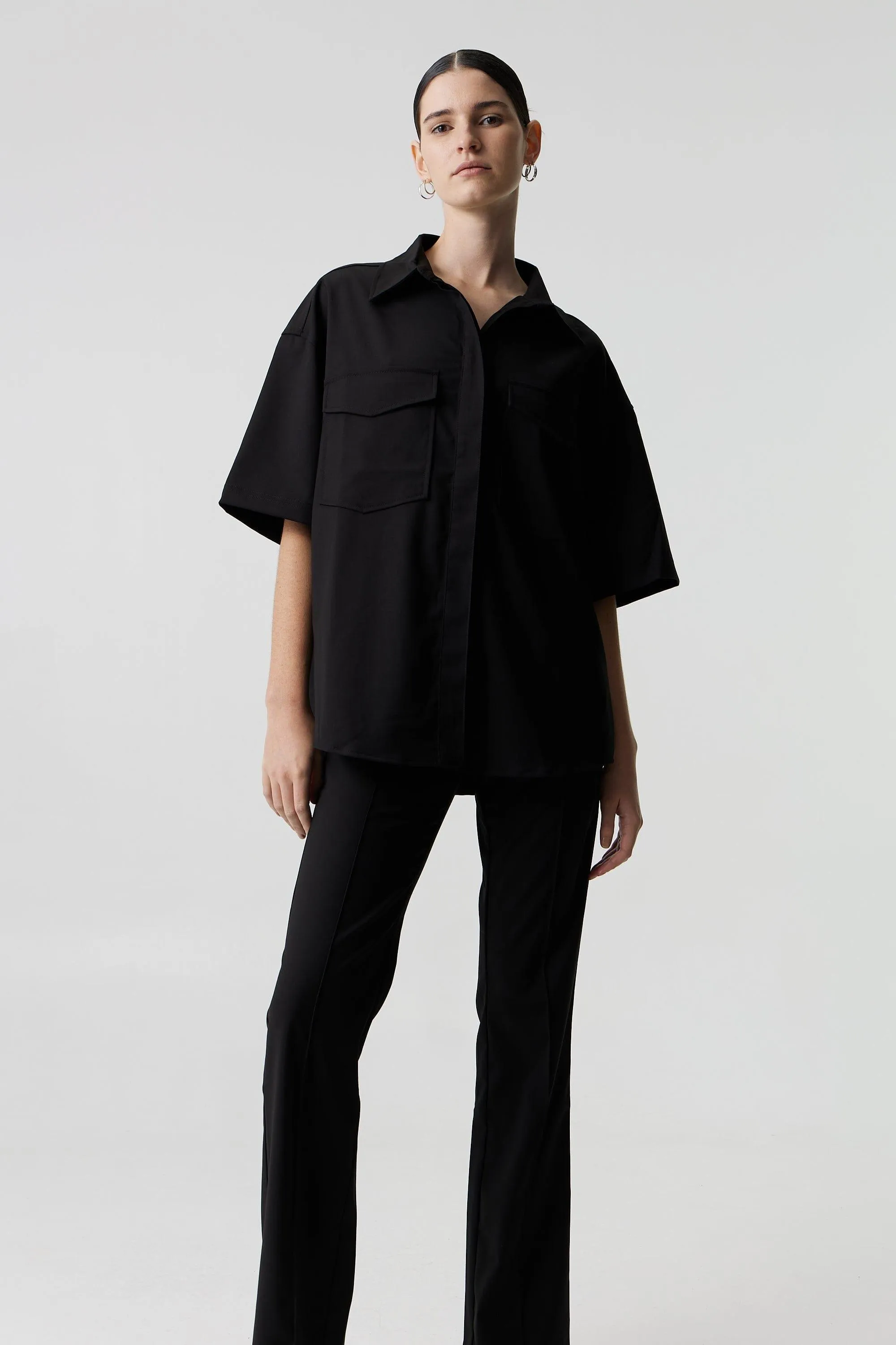 STREAMLINE TAILORED TROUSER | BLACK | FINAL SALE
