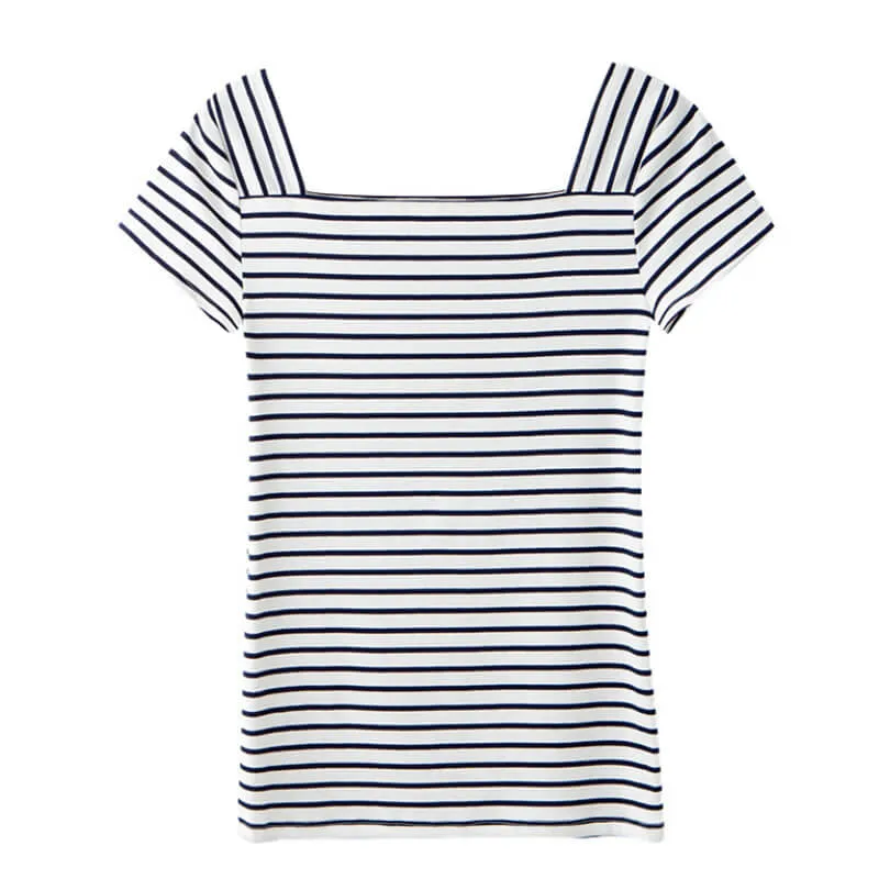 Striped Cotton T-Shirt