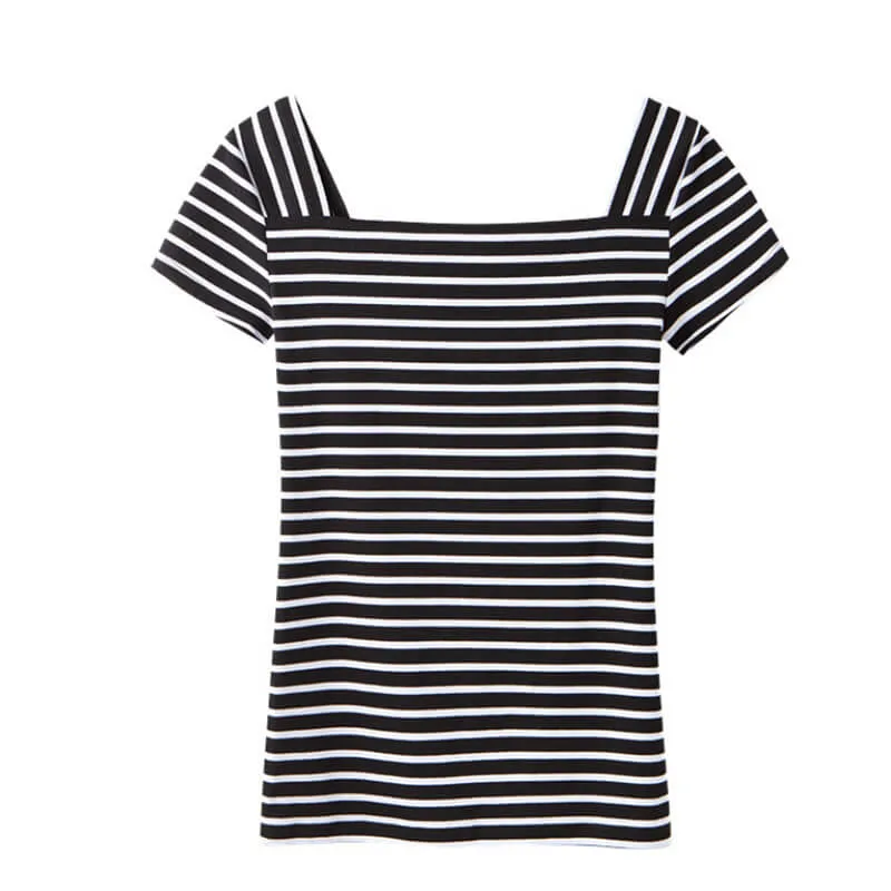 Striped Cotton T-Shirt
