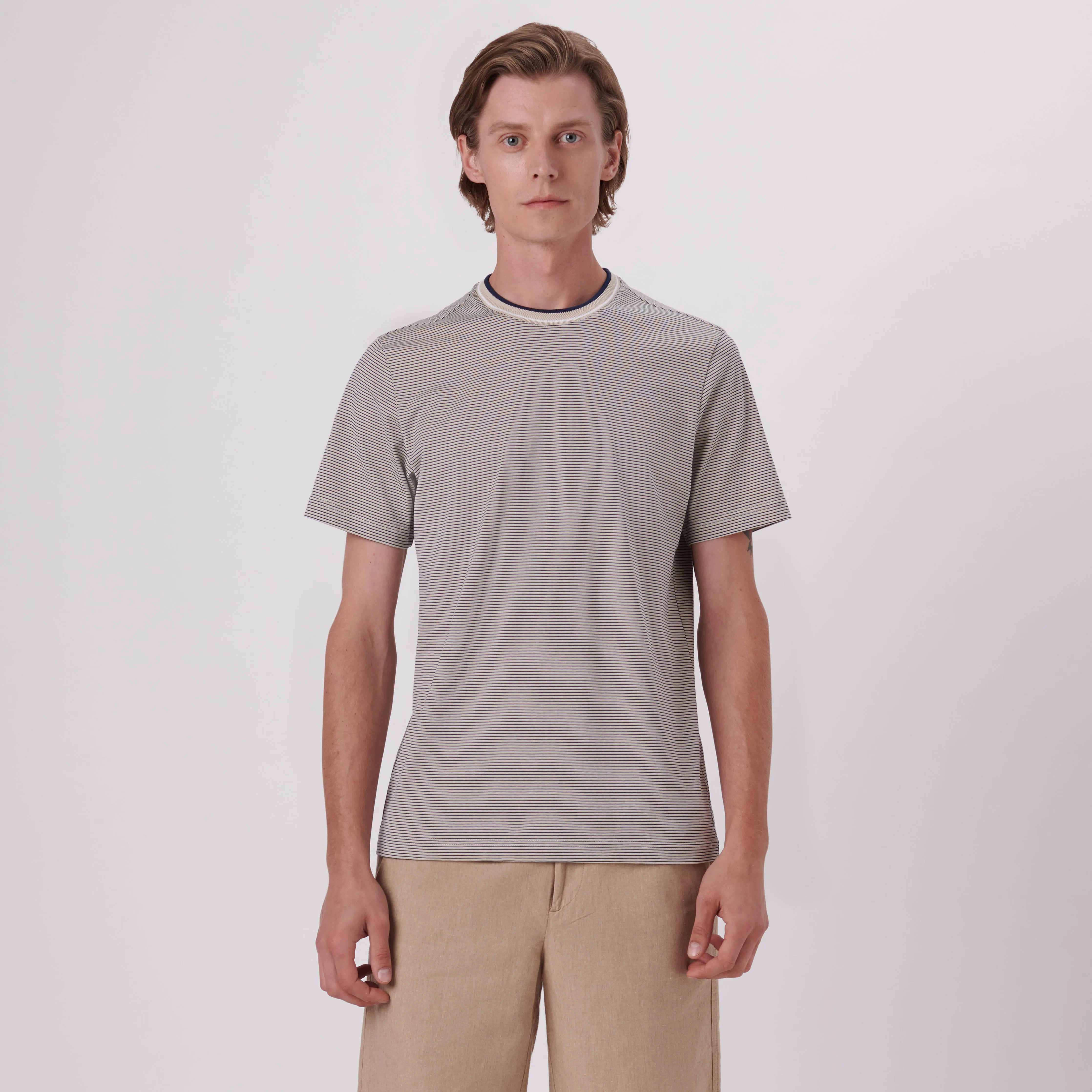 Striped Crew Neck T-Shirt