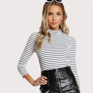Striped Crew Neck T-Shirt