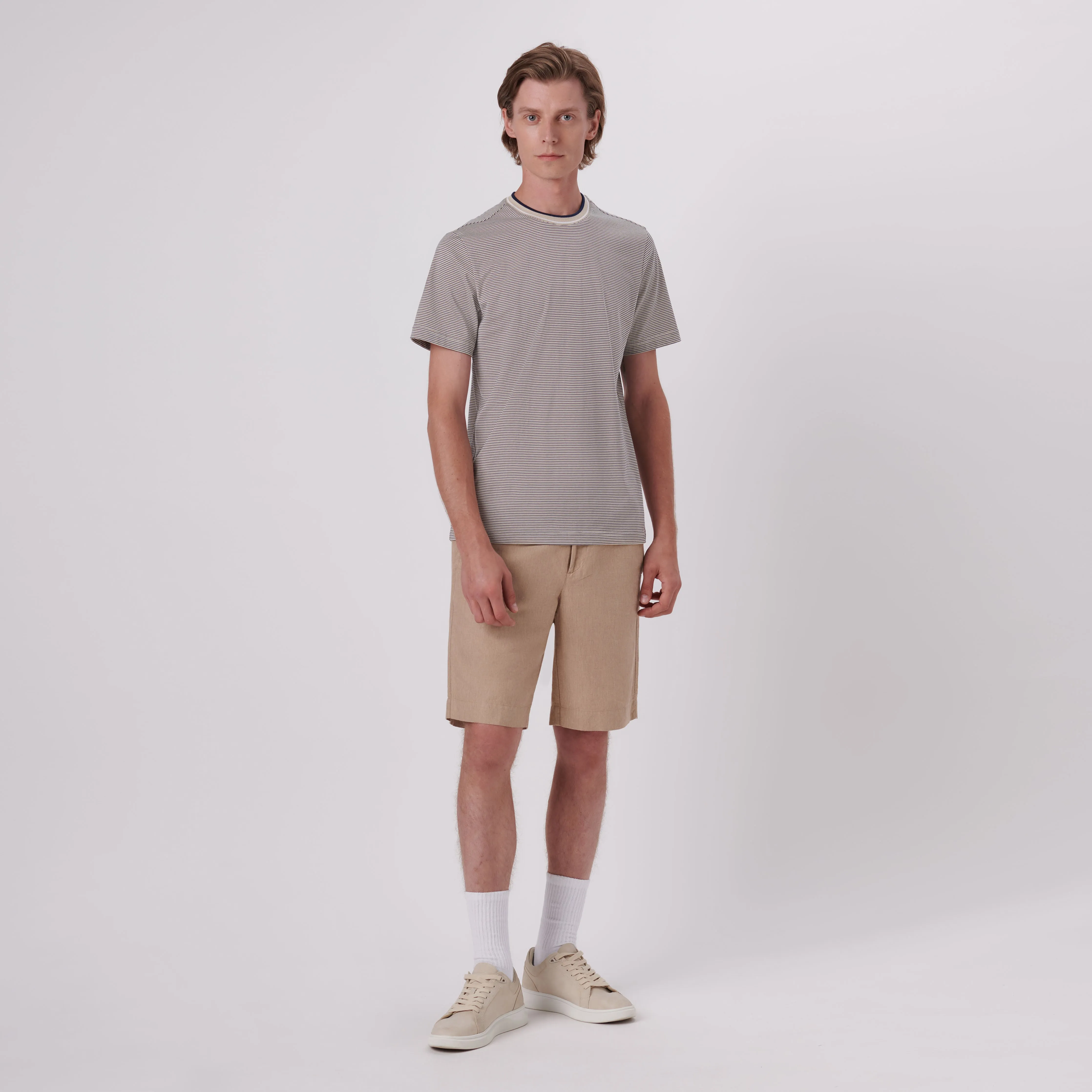 Striped Crew Neck T-Shirt