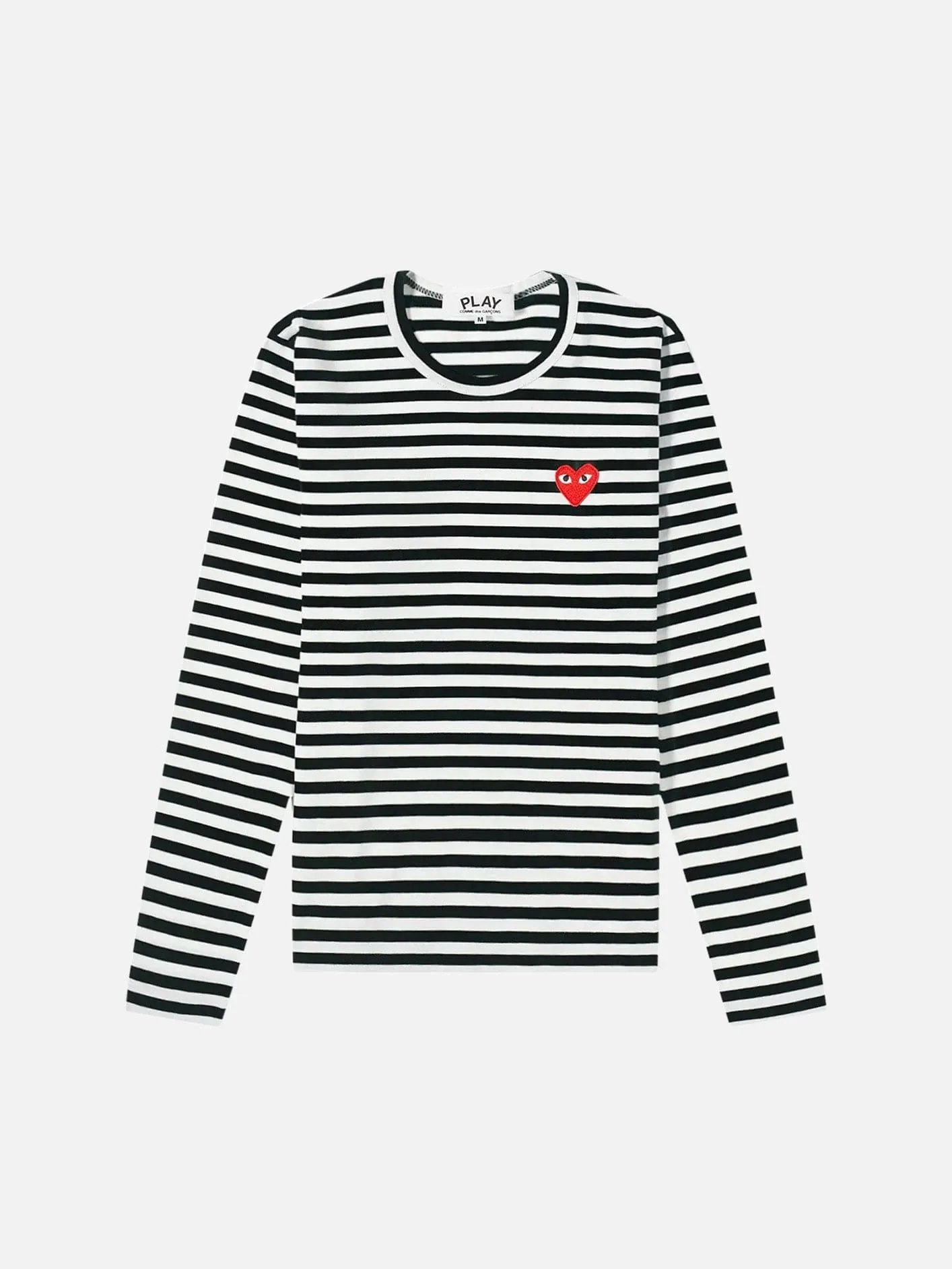 Striped Long Sleeved T-Shirt - Black/White