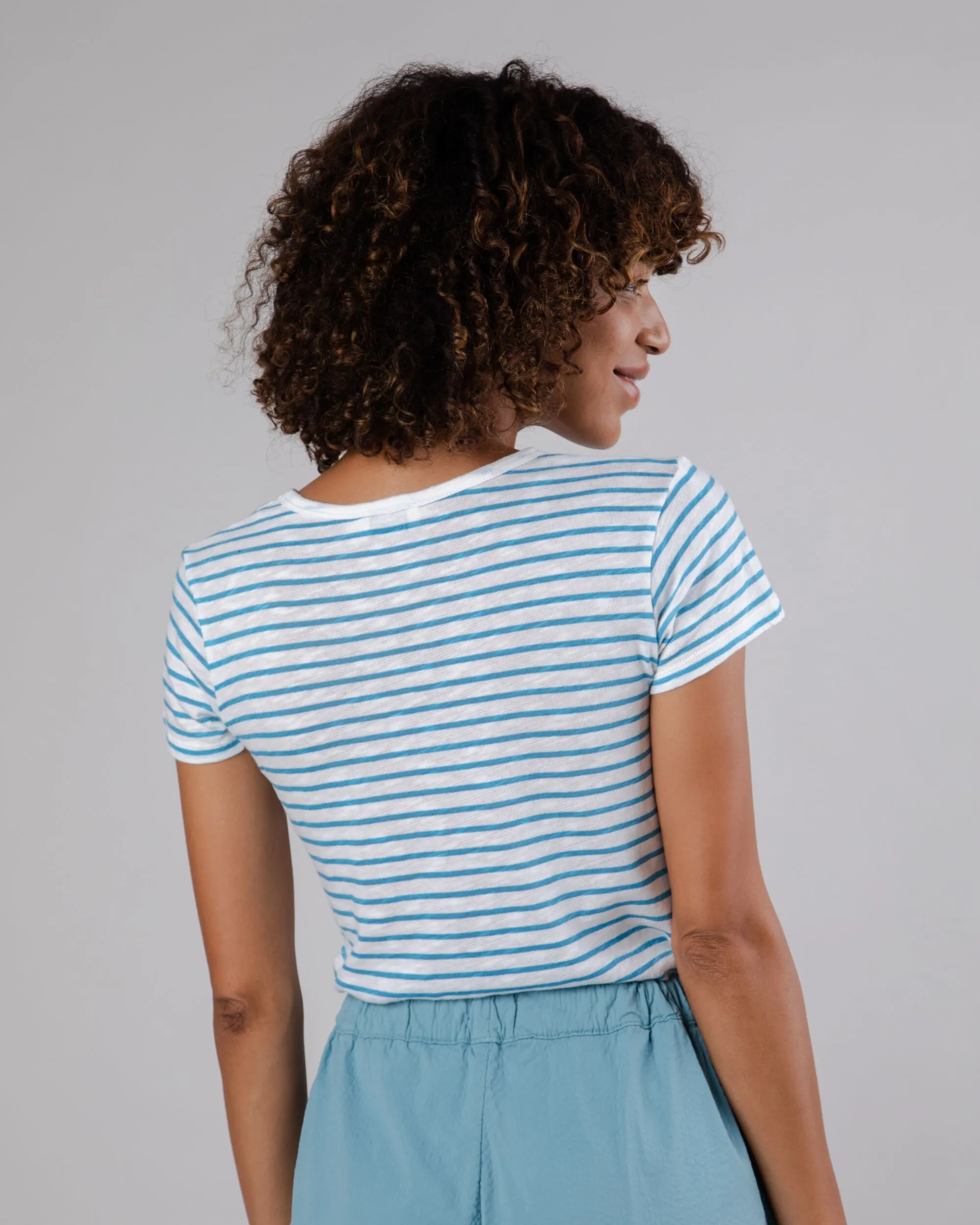 Stripes Tee Blue