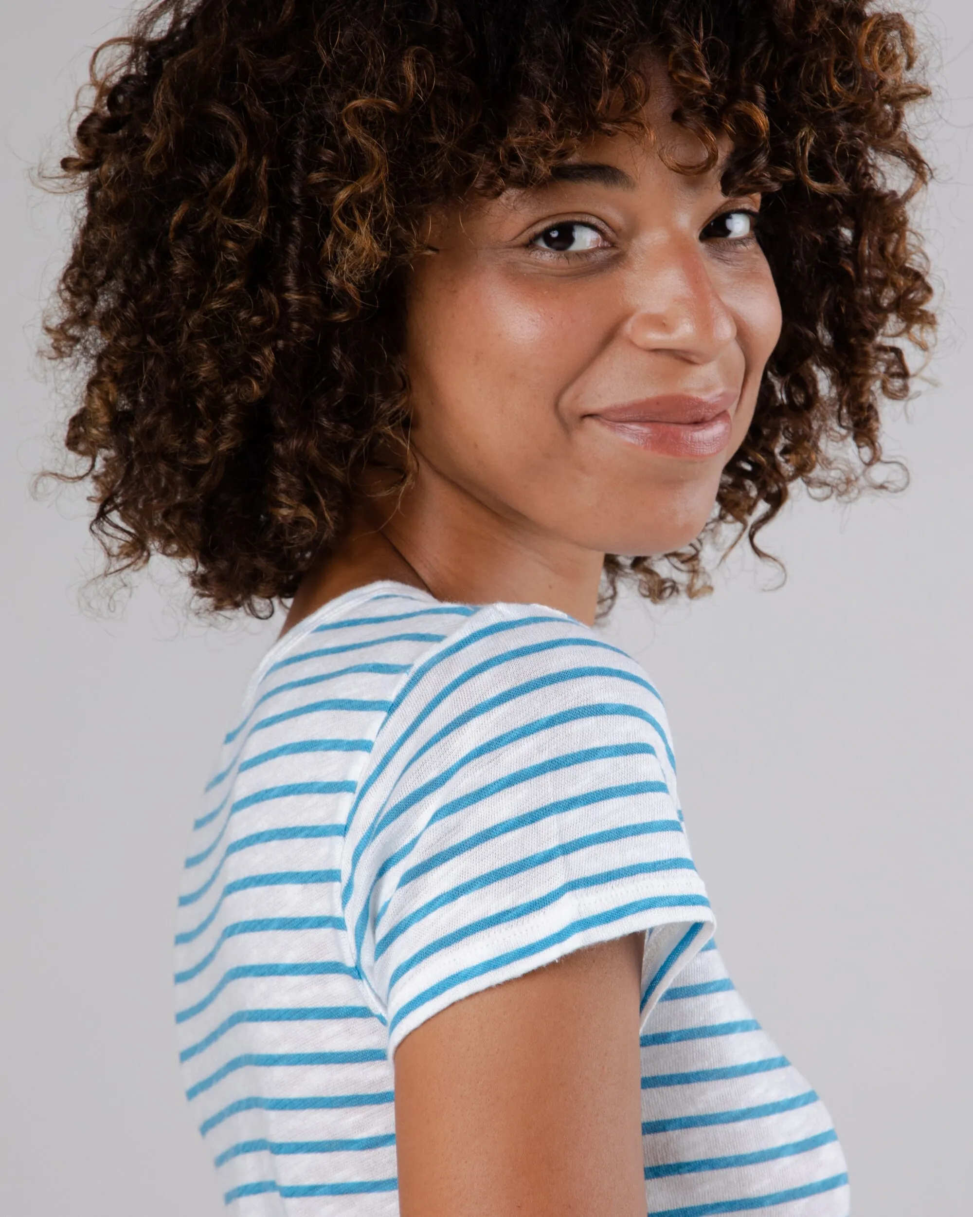 Stripes Tee Blue
