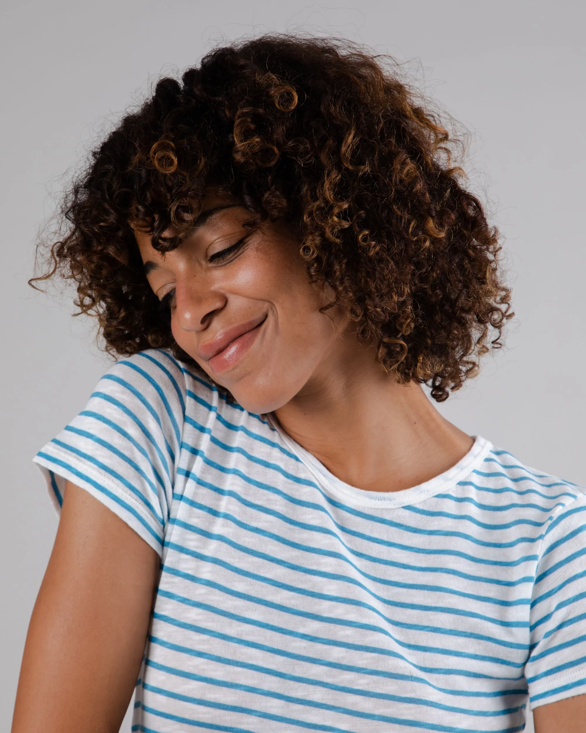 Stripes Tee Blue