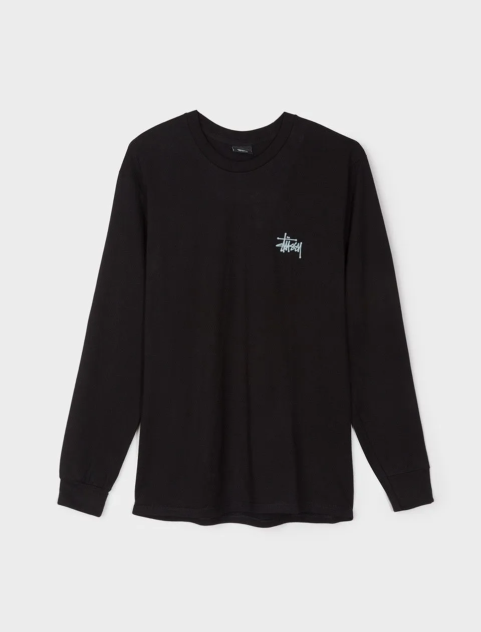 Stussy Basic Logo Longsleeve T-Shirt Black