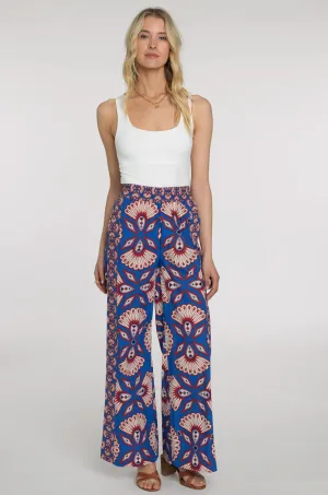 Sutton Pant Saphire Feather