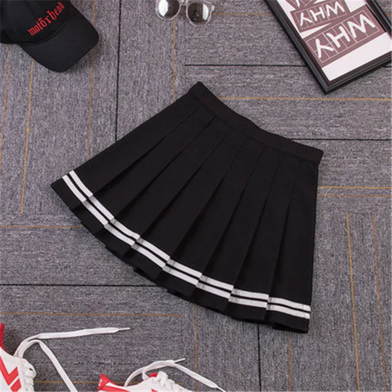 “SWEET STRIPE” PLEATED SKIRT W041604Review