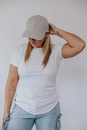 T-SHIRT BASIC DRYFIT (FEMME) -BLANC-