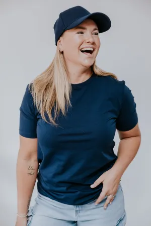 T-SHIRT BASIC -NAVY-