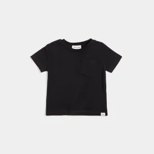T-shirt « Miles Basiques » noir pur pour bébé