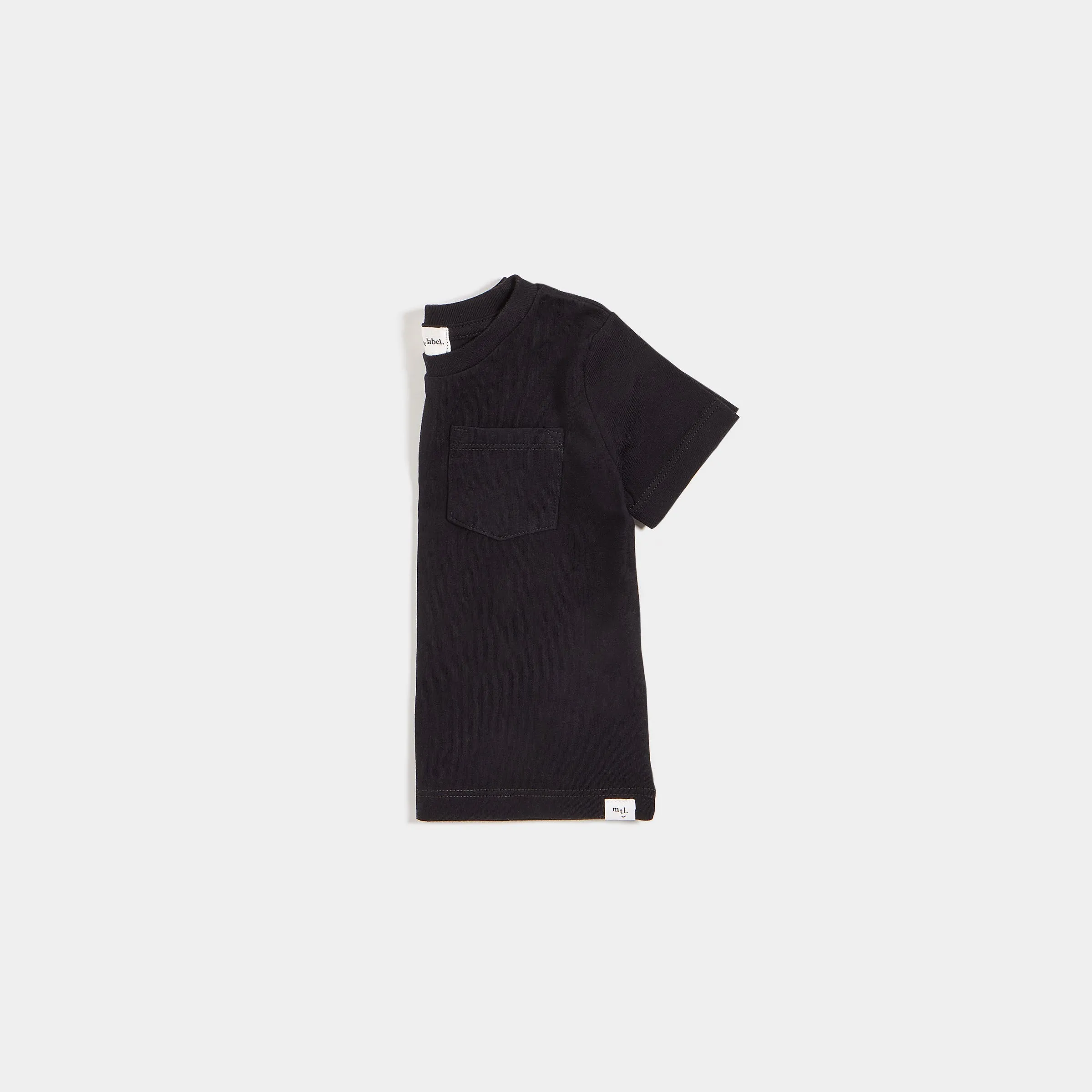 T-shirt « Miles Basiques » noir pur pour bébé