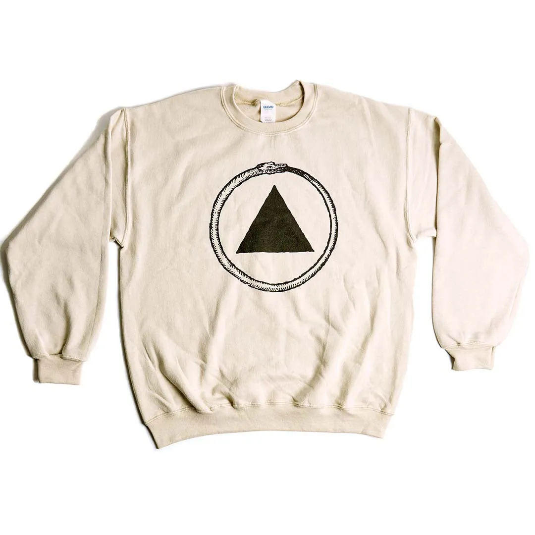 Tan Logo Crew Neck Sweatshirt