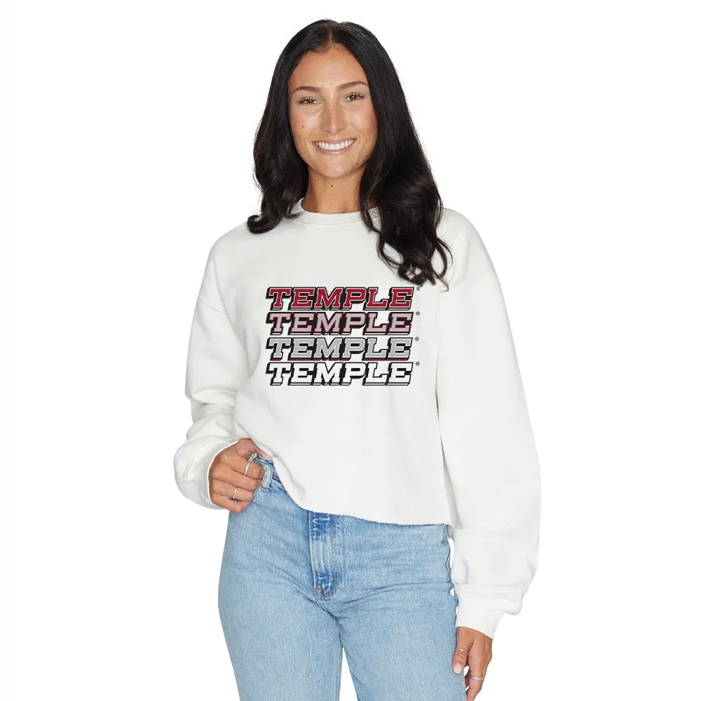 Temple Owls Signature Crewneck