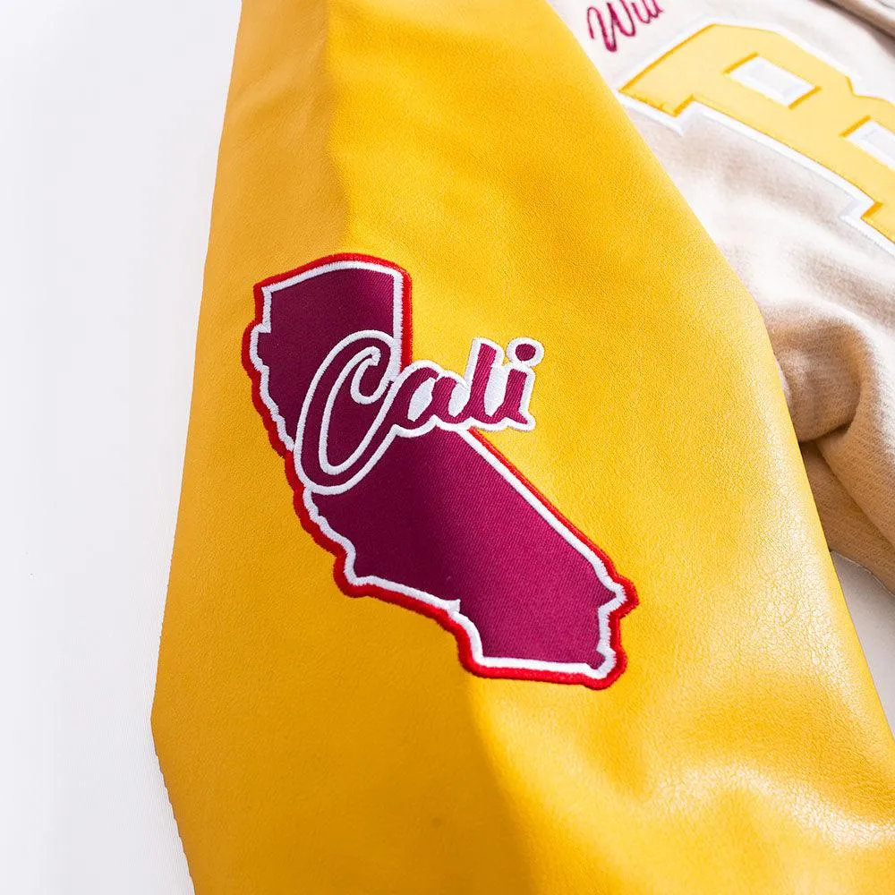 The Fresh Prince Bel-Air Academy Varsity Jacket In Tan/Yellow