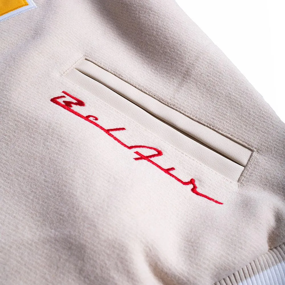 The Fresh Prince Bel-Air Academy Varsity Jacket In Tan/Yellow