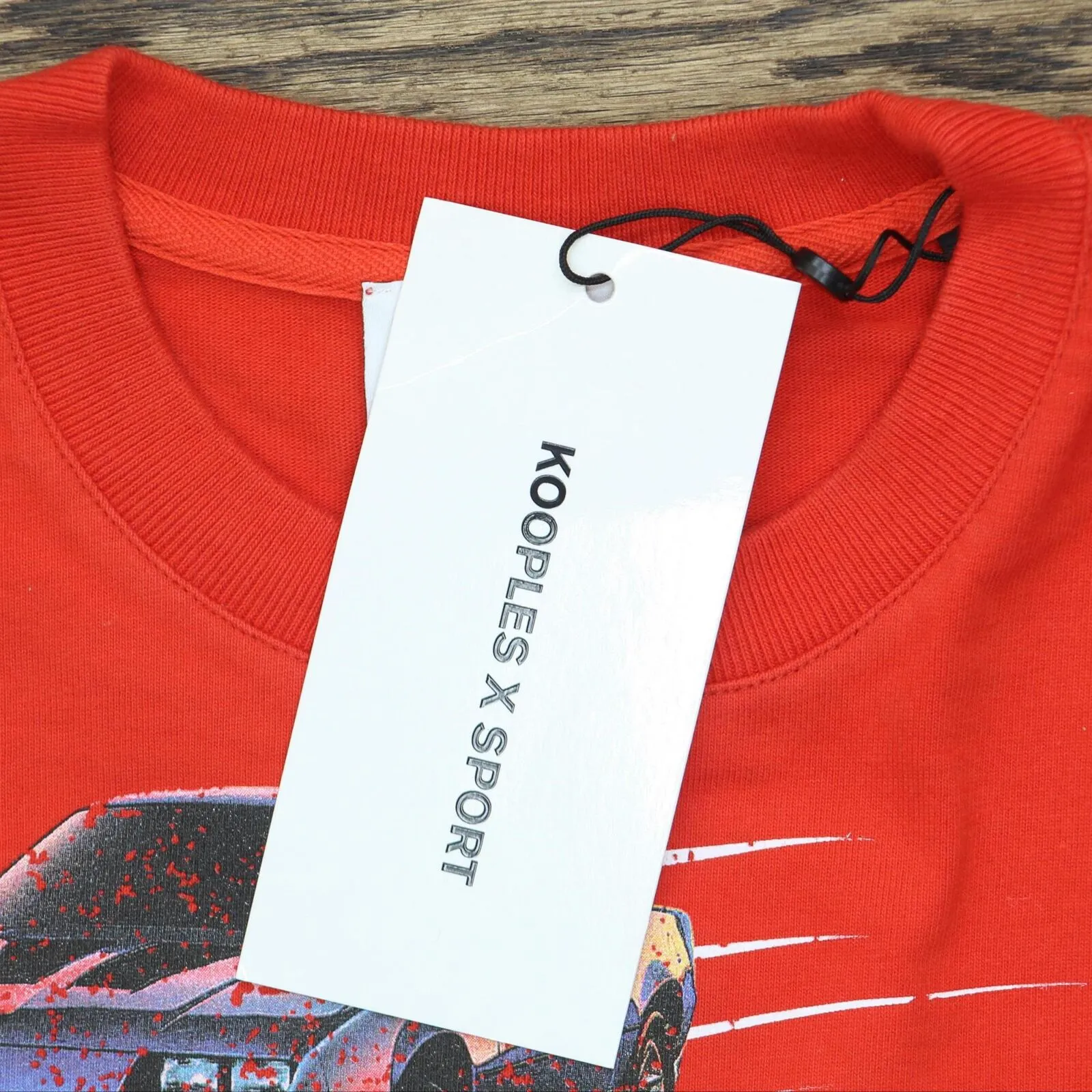 The Kooples Womens Short-Sleeve Graphic T-Shirt Tee Red 1