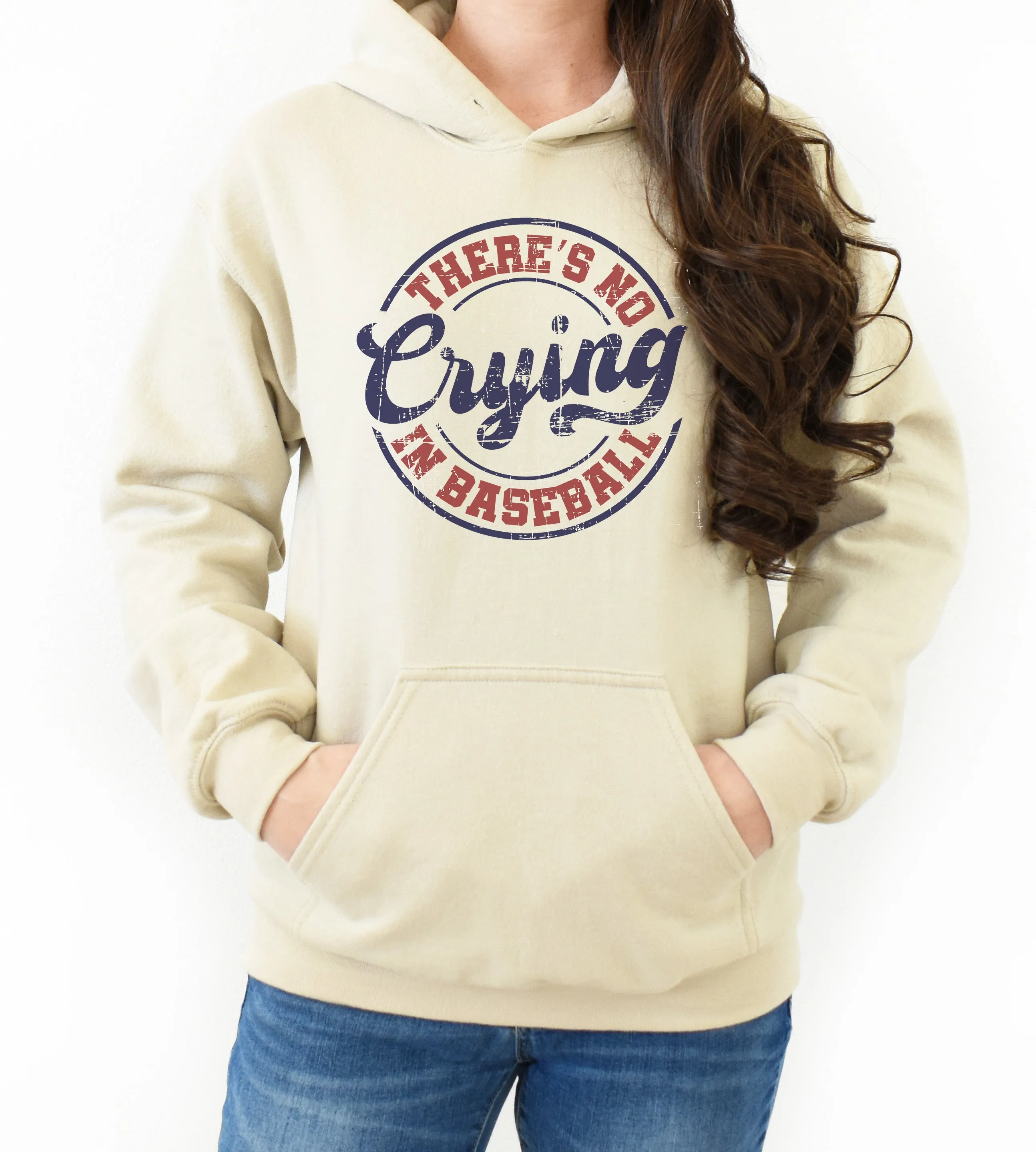 There's No Crying in Baseball Graphic Sweatshirt