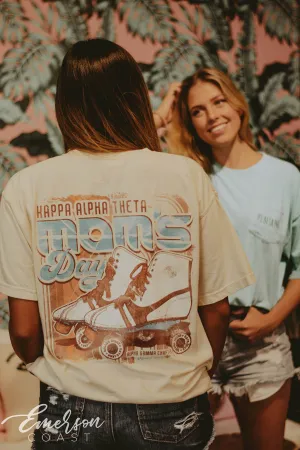 Theta Mom's Day Roller Skate Tee