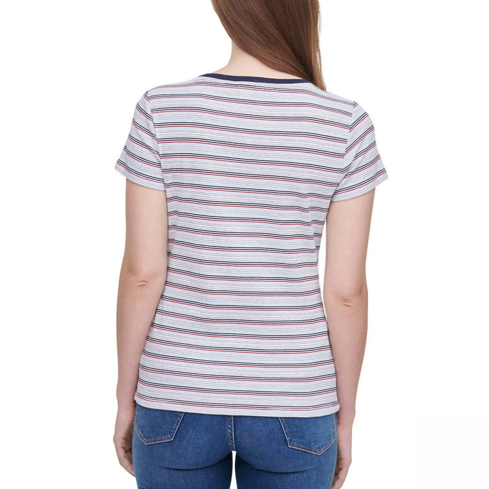 Tommy Hilfiger Women's Short Sleeve V-Neck T-Shirt