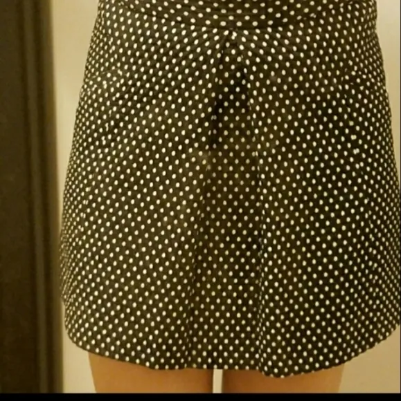 Topshop polka dot skirt sz 6