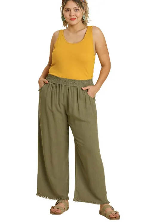 TRAVELING PANT (OLIVE) - PLUS