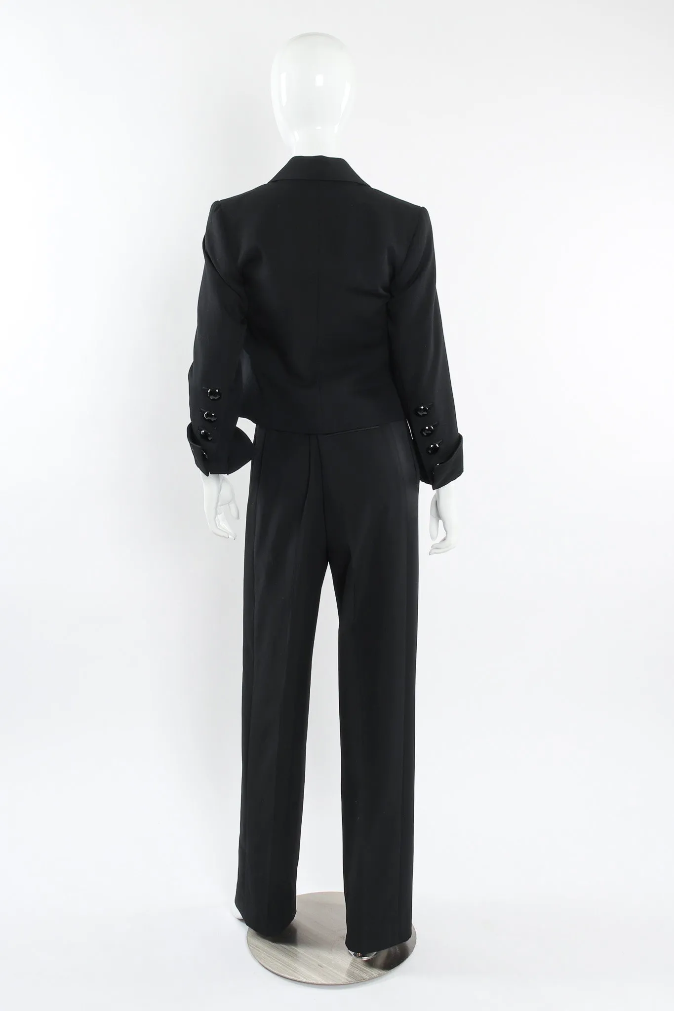 Tuxedo Crop Jacket & Pant Set