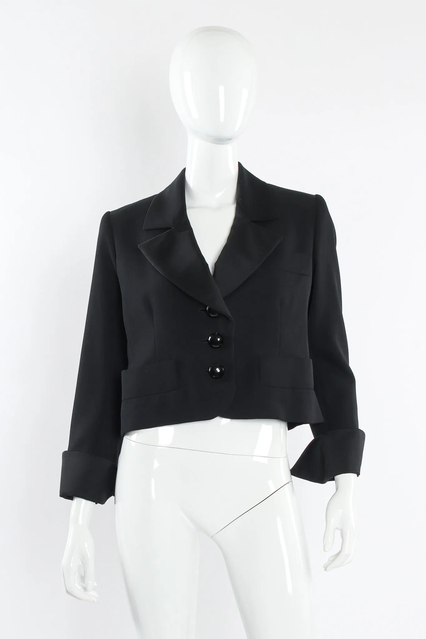 Tuxedo Crop Jacket & Pant Set