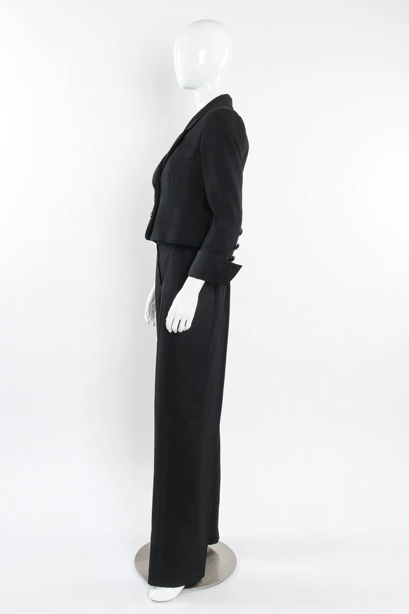 Tuxedo Crop Jacket & Pant Set