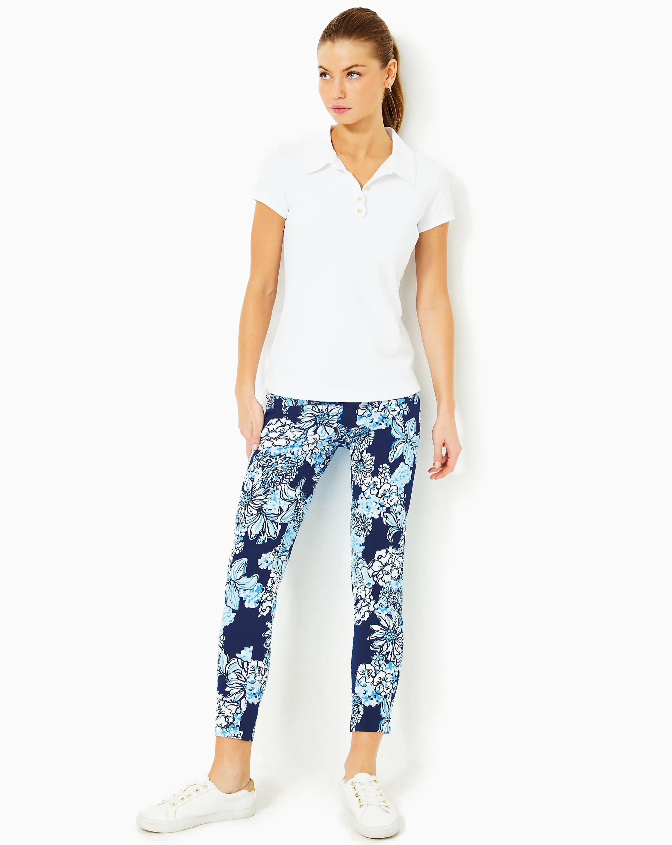 UPF 50  Luxletic Frida Scallop Polo