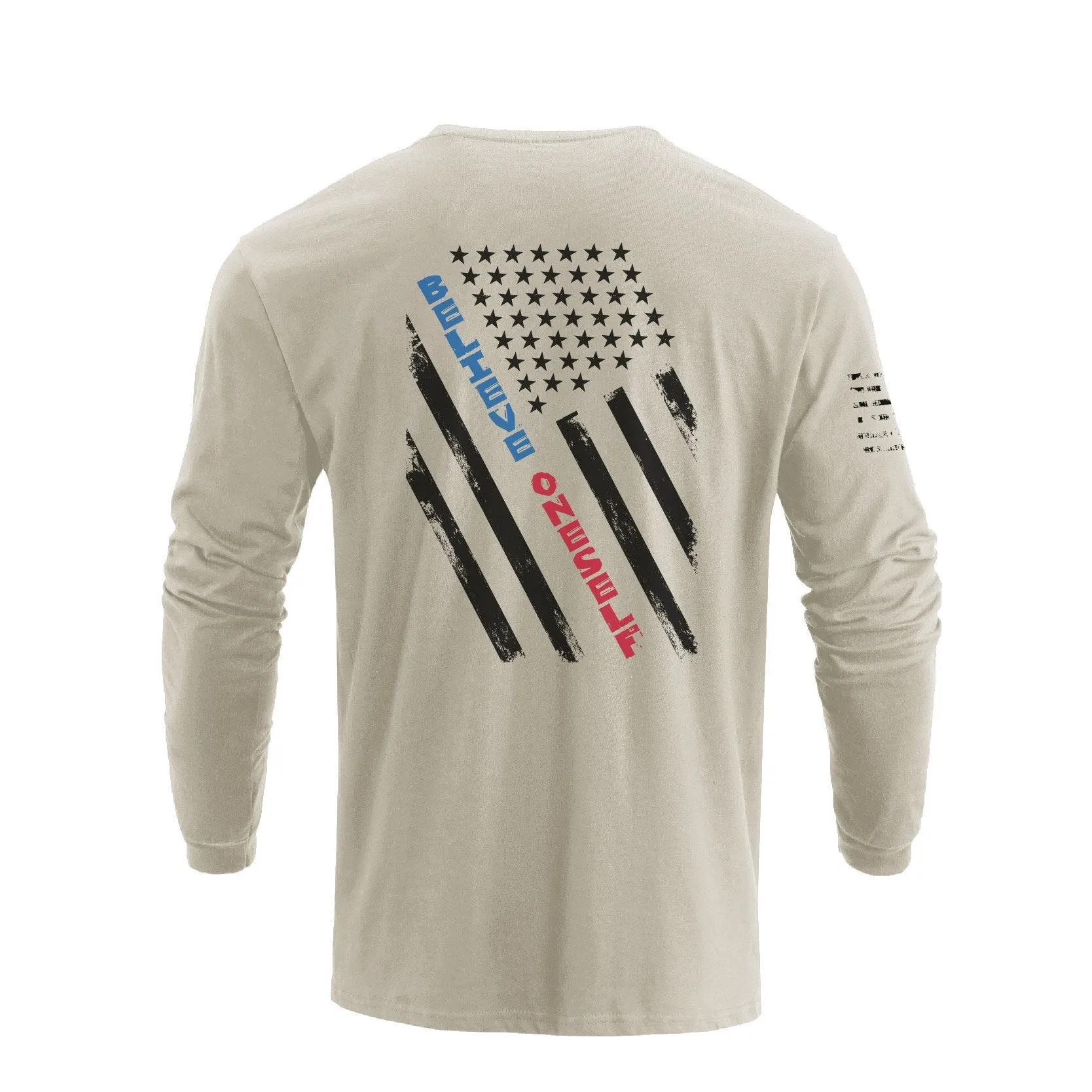 USA FLAG GRAPHIC LONG SLEEVE T-SHIRT