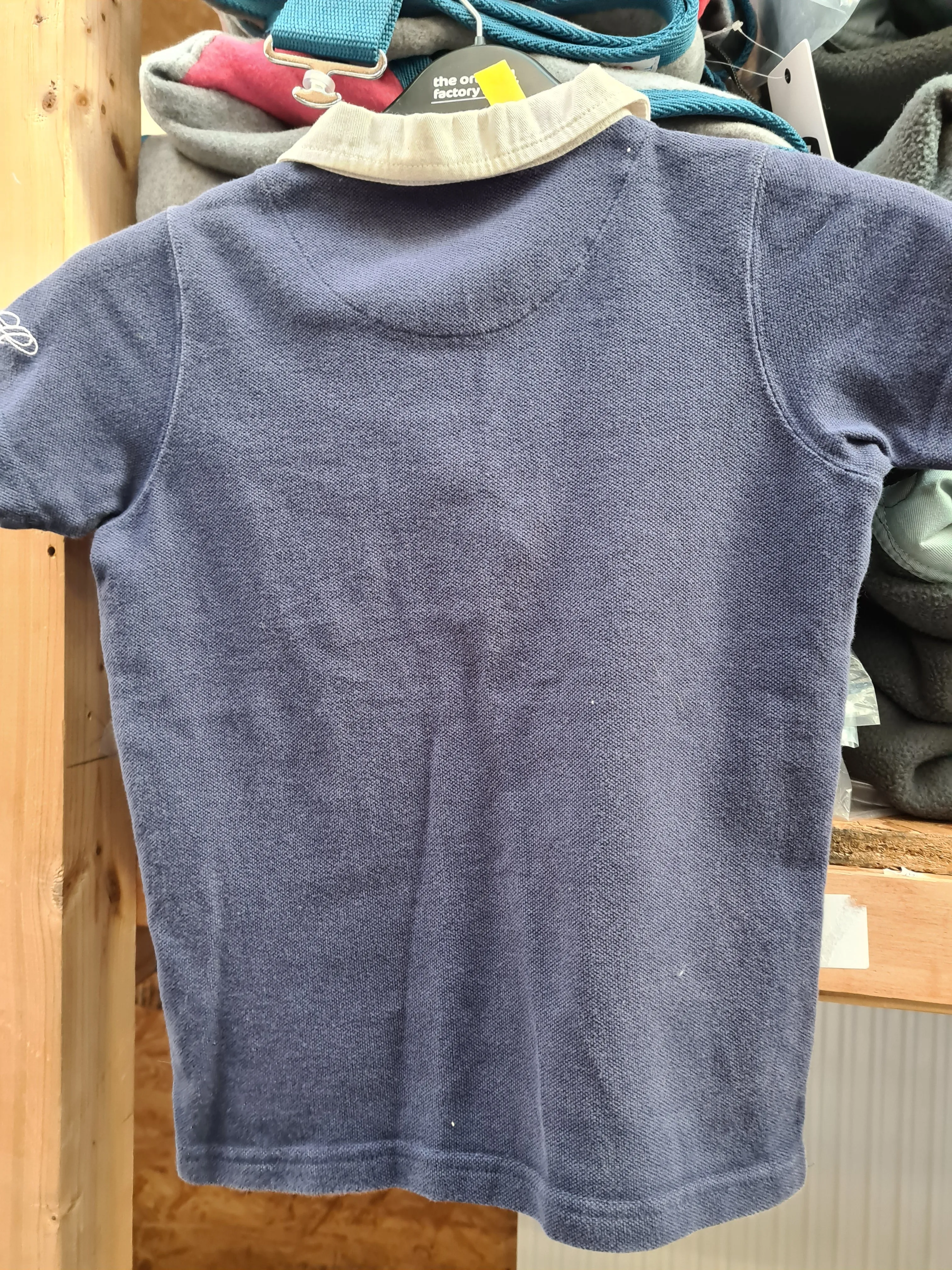 Used Harry Hall age 4-5 navy polo top FREE POSTAGE 🟢