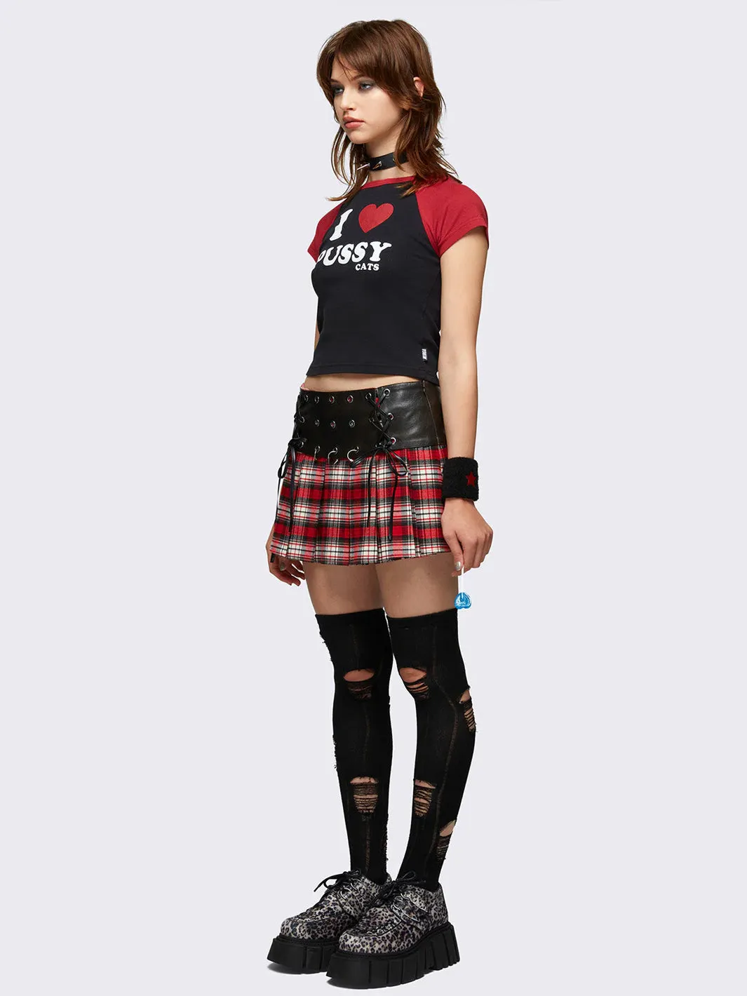 VALKYRIE PLEATED MINI SKIRT