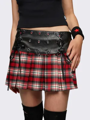 VALKYRIE PLEATED MINI SKIRT